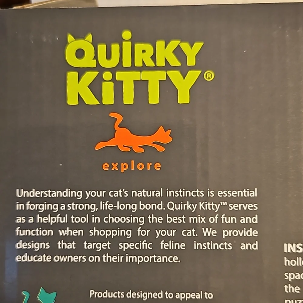 Puzzle for a cat quirky kitty brand